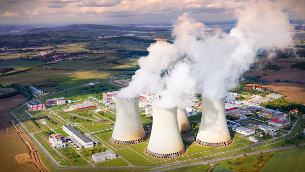 Usina nuclear de Temelin, na República Tcheca.